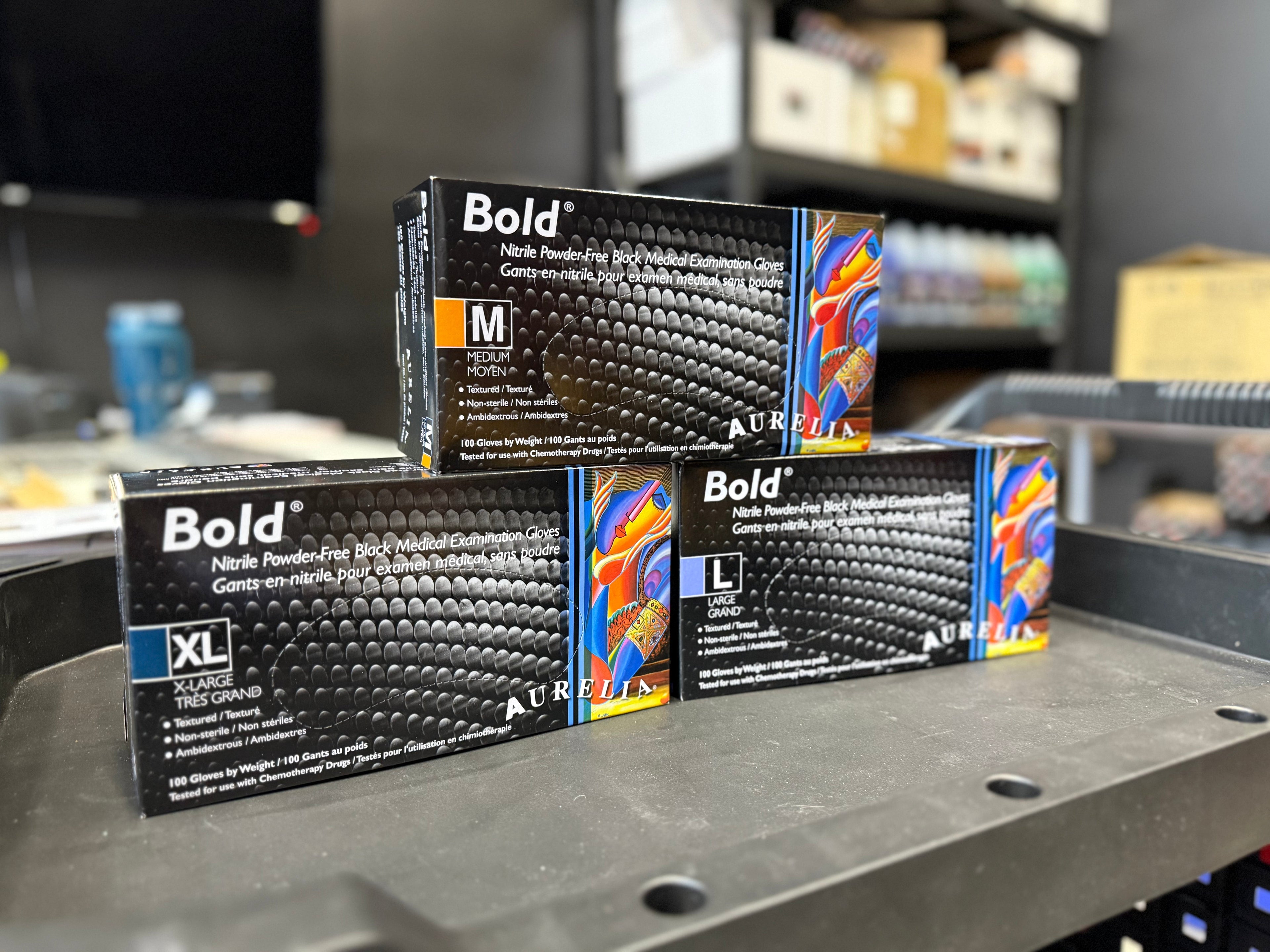 Black Nitrile Powder-Free Gloves