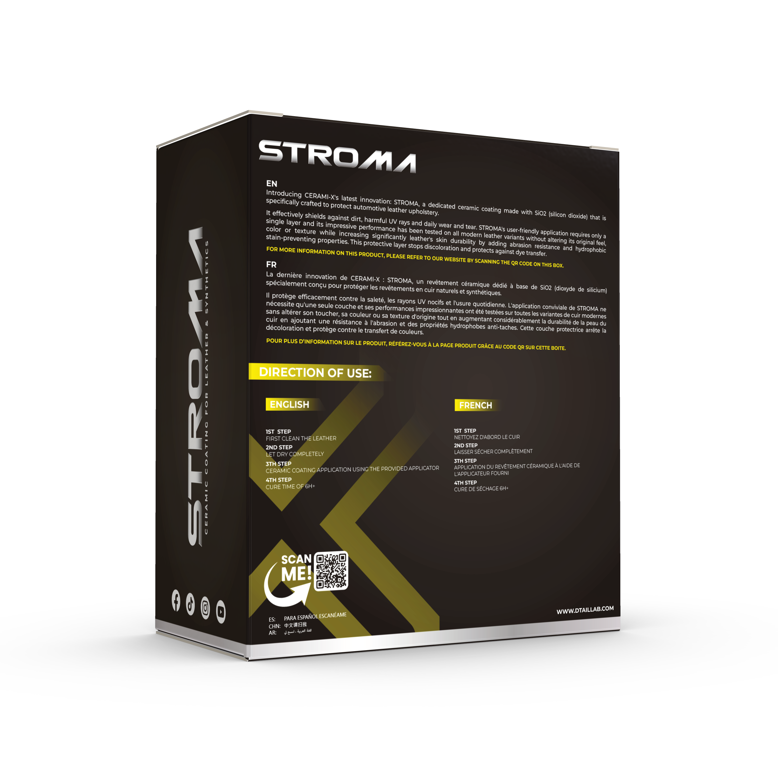 CERAMI-X STROMA Ceramic Coating for Leather & Synthetics