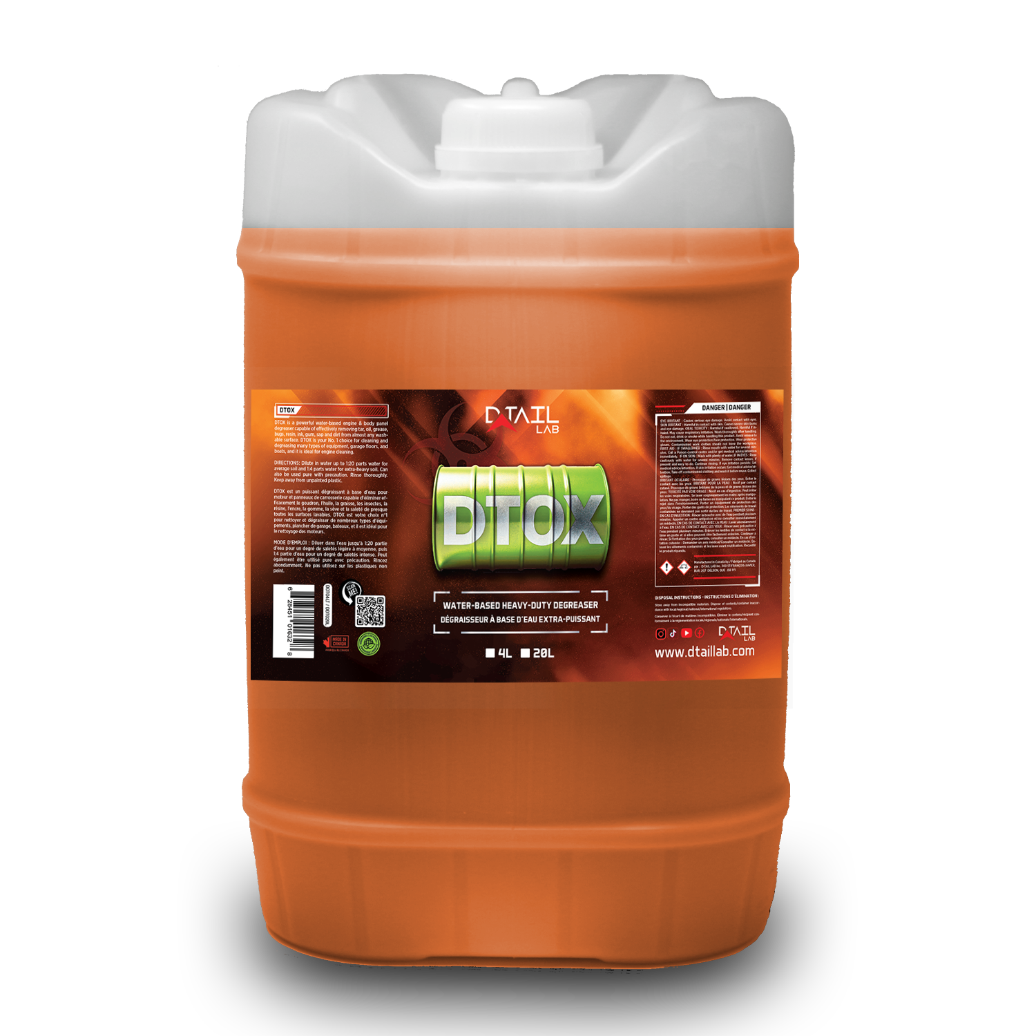 DTOX Heavy-Duty Water-based Degreaser