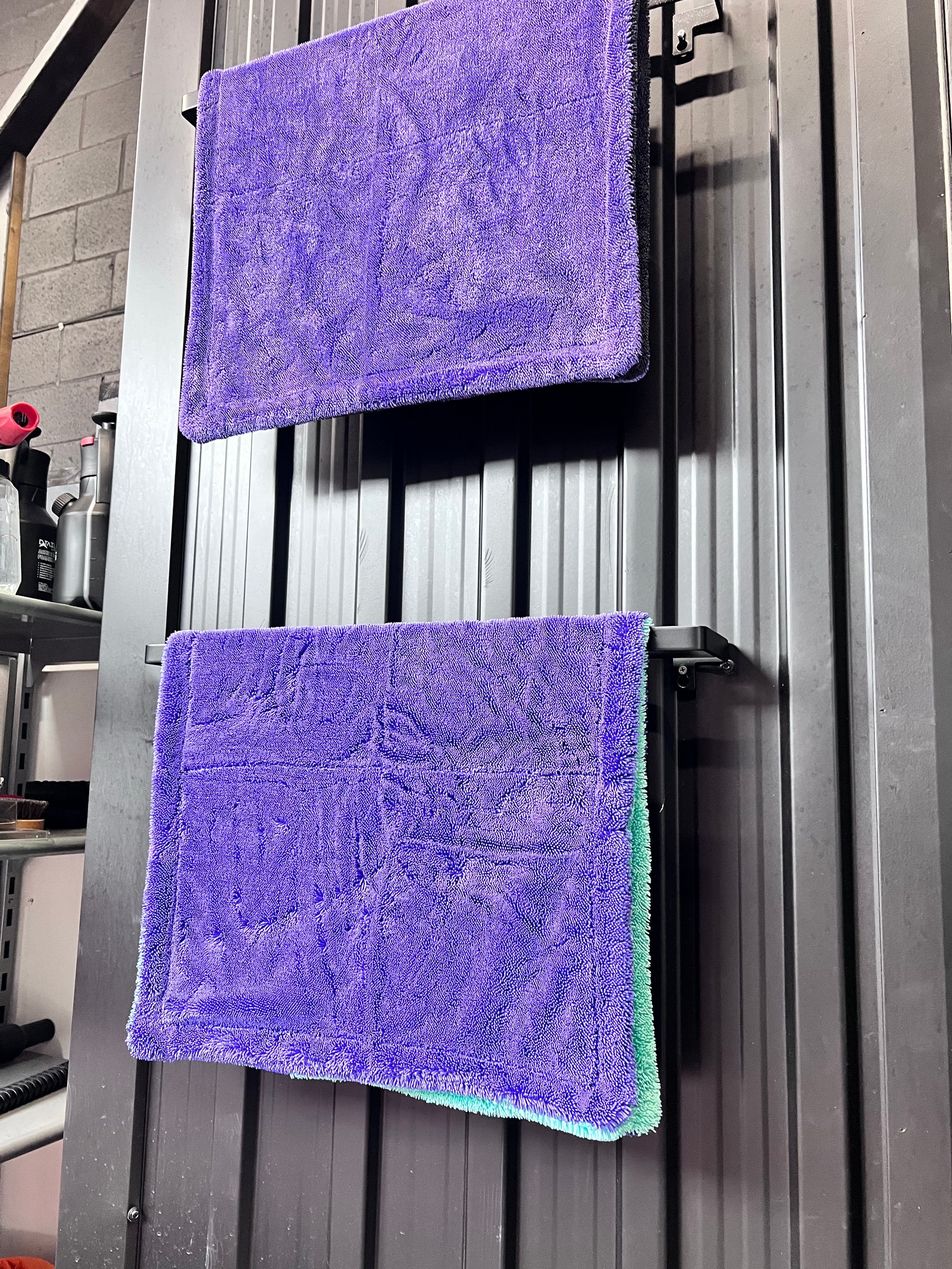 New* Dual Twisted Loop Microfiber Drying Towel 1600 GSM