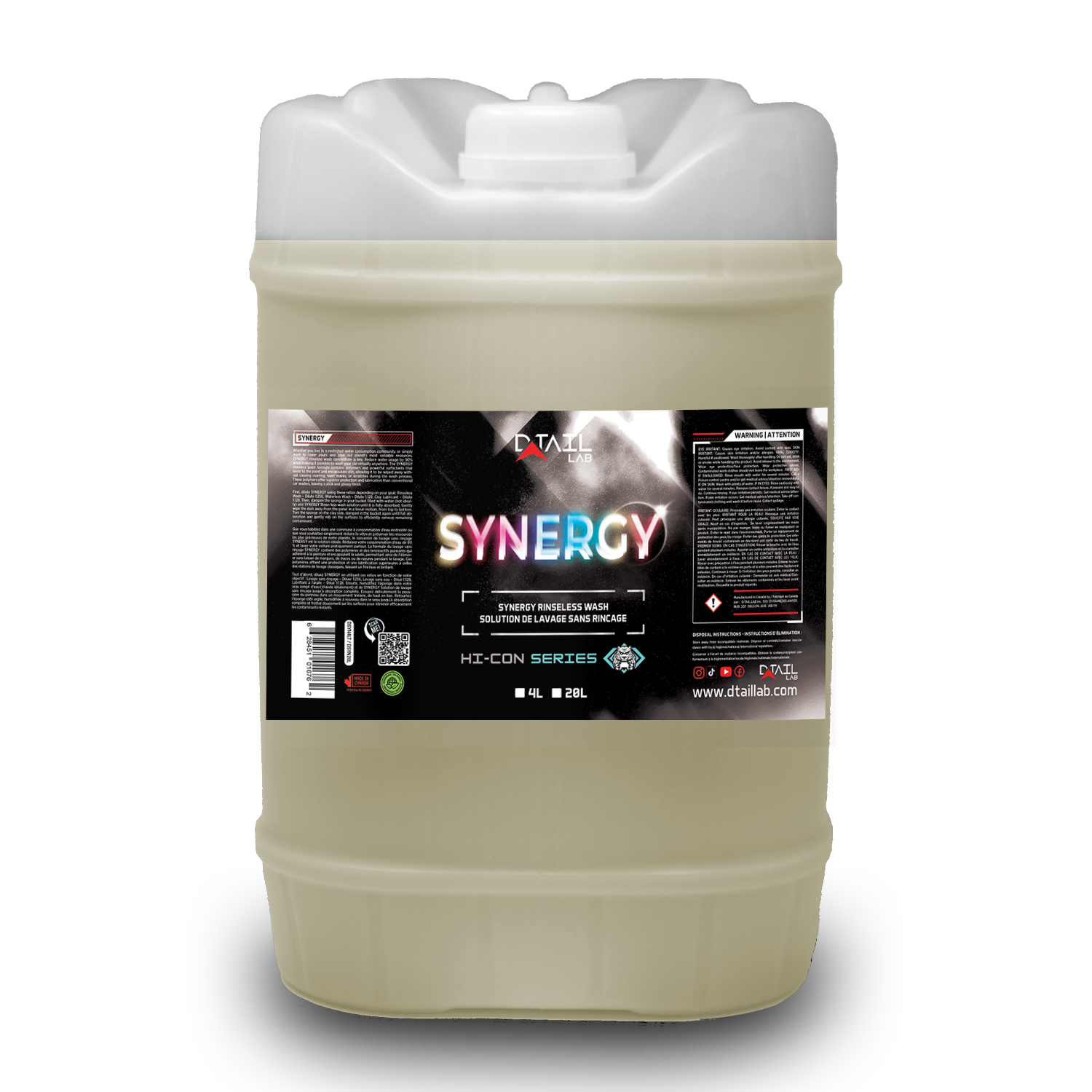 SYNERGY Rinseless Wash Concentrate - HI-Con Series