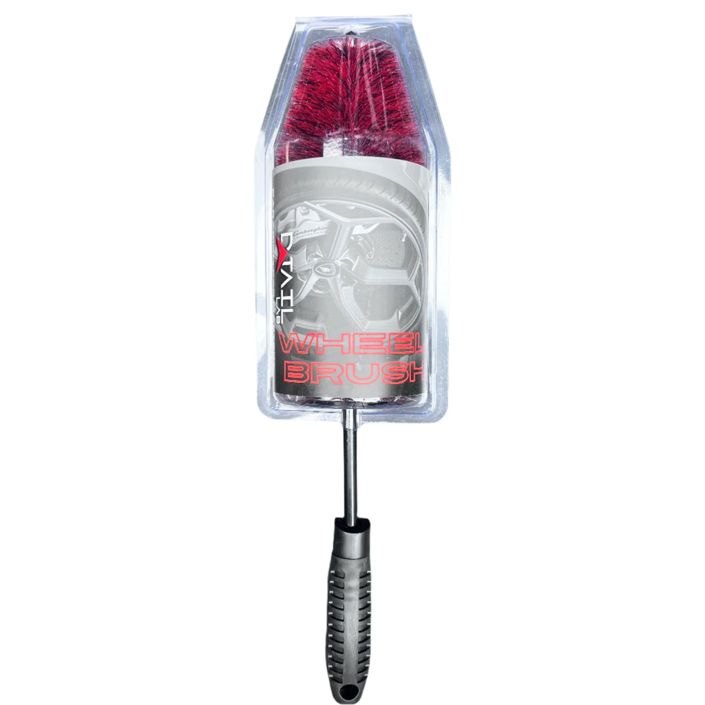 Wheel Spoke & Barrel Cleaning Brush with Nylon bristles